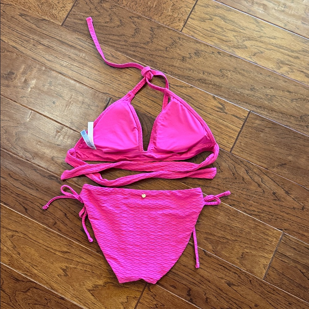 Victoria's Secret Bright Pink Bikini - M - Picture 3 of 3
